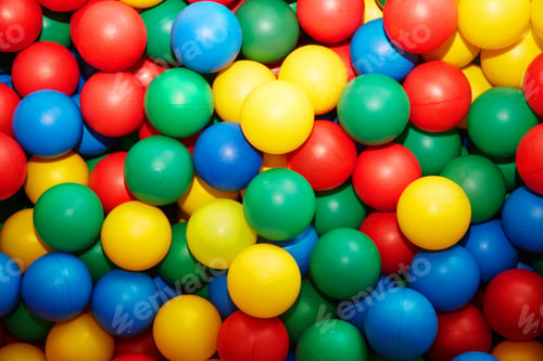 Preview: Multicolored plastic balls