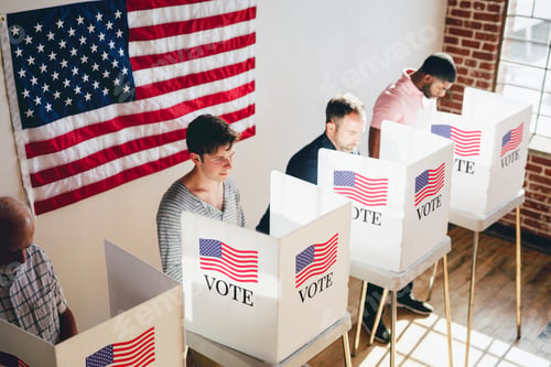 Preview: American at a polling booth