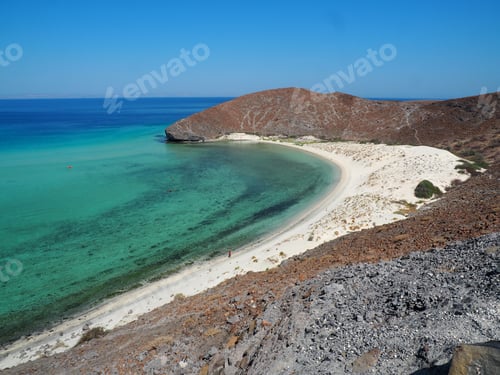 Preview: Beautiful shot of the Balandra beach located in Mexico during daylight