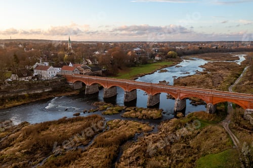 Preview: Venta Rapid waterfall, the widest waterfall in Europe and long brick bridge