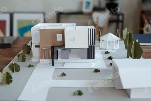 Preview: Design of contemporary residential building