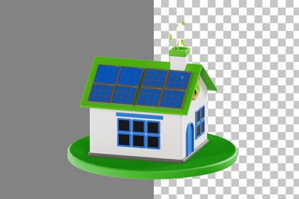 Aperçu: Icône 3D Green House