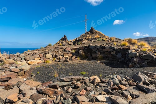 Preview: Roque Guayedra excavations, West coast in Gran Canaria, Canary islands