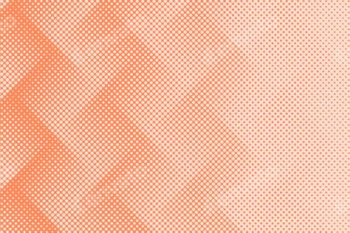 Preview: Halftone orange geometric patterned background