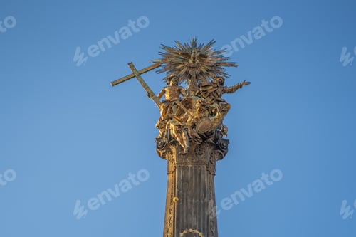 Preview: Holy Trinity Column Detail at Upper Square - Olomouc, Czech Republic