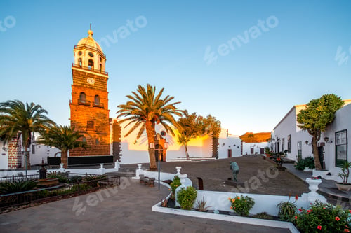 Preview: Teguise village on Lanzarote island