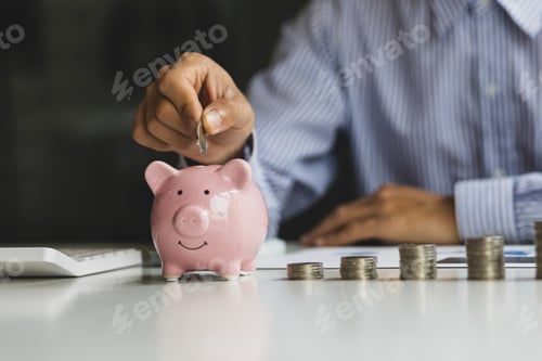 Preview: Saving Money in a Pink Piggy Bank