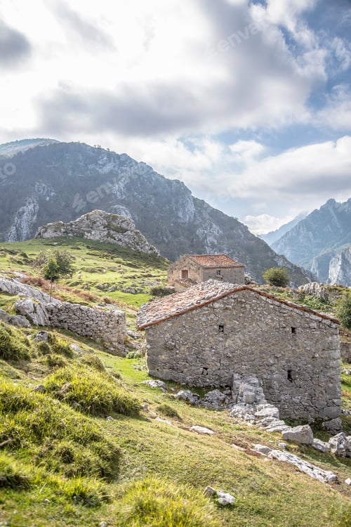 Preview: Rural village of La Montaña Camba, winged from the orange tree of the Bulnes