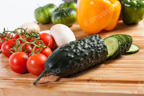 Preview: composition of vegetables