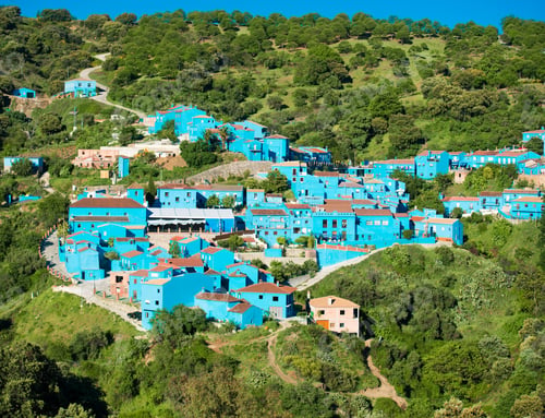Preview: Juzcar, blue Andalusian village in Malaga