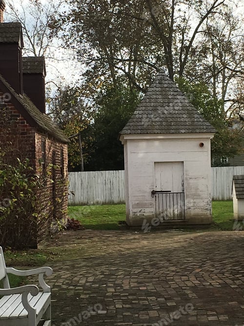 Preview: Courtyard of home in historic Colonial Williamsburg