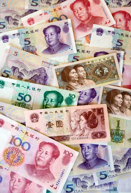 Preview: Arrangement of Chinese Yuan Renminbi Banknotes