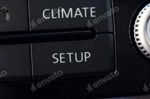 Preview: Modern car interior details