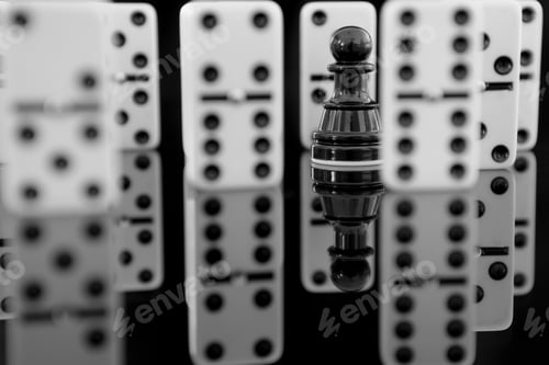 Preview: Black Pawn Among White Dominoes