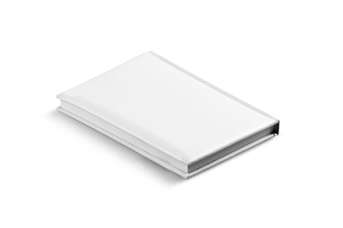Preview: White Leather Agenda Isolated.