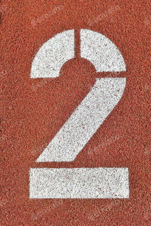 Preview: Number two on a red runway is numbered at a stadium