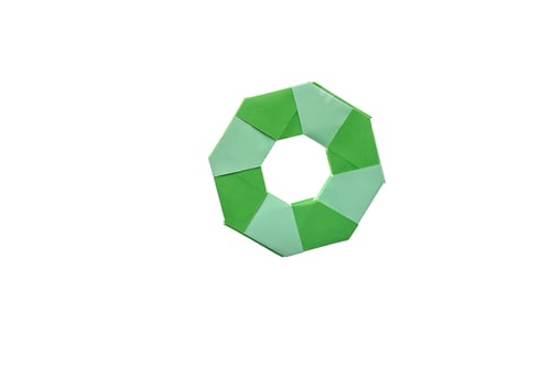Preview: Transforming ninja star origami