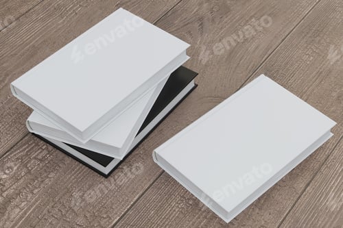 Preview: book, mockup, cover, textbook, realistic