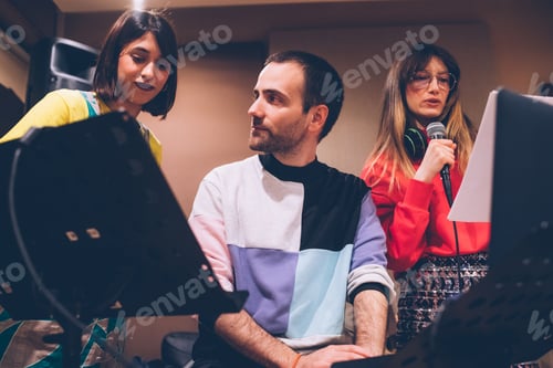 Preview: Musician rehearsing studio