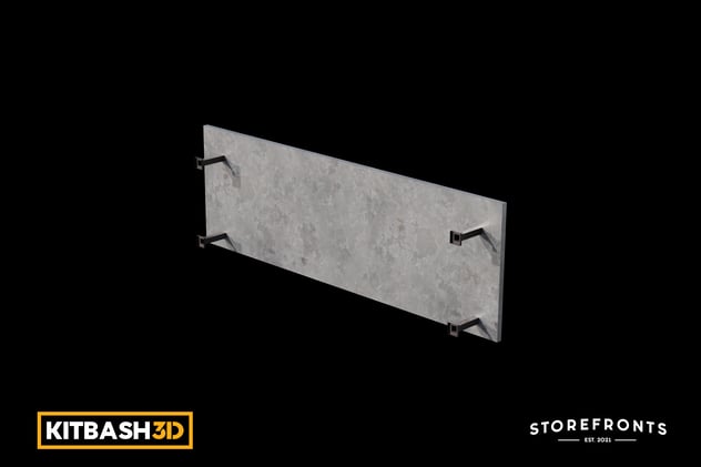 Kitbash: Storefronts - Billboard 3D, Incl. kitbash3d & isometric - Envato