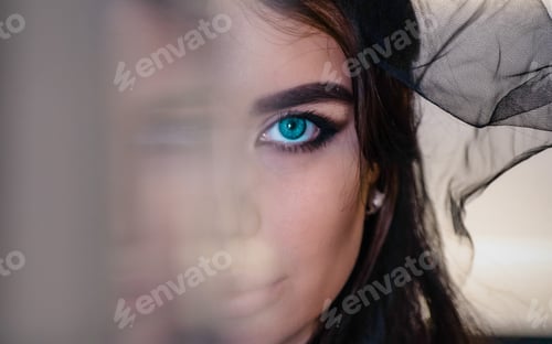 Preview: Studio shot of a beautiful young woman posing