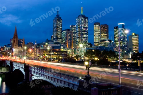 Preview: Melbourne Skyline Towards Fed Square