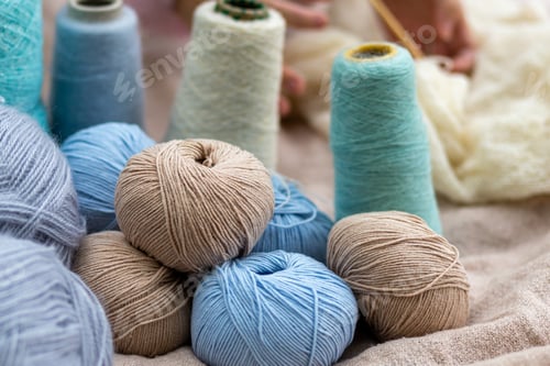 Preview: multicolored yarn for needlework