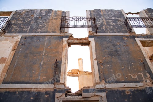Preview: Ruins of the town of Belchite, Zaragoza. Spain