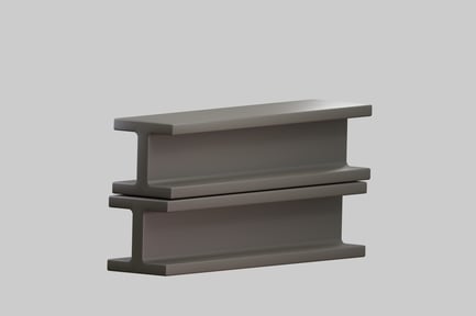 Vista previa: Estantes elegantes superpuestos con un diseño exquisito