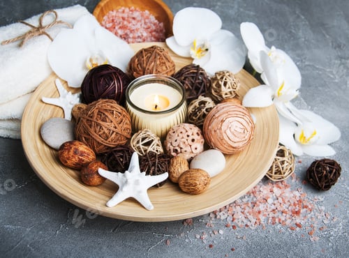 Preview: Spa products with white orchids