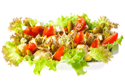 Preview: Fresh Salad with Tomatoes and Pickles