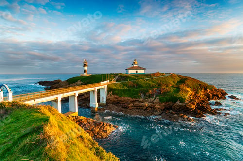 Preview: The Illa Pancha and it's lighthouse at Ribadeo