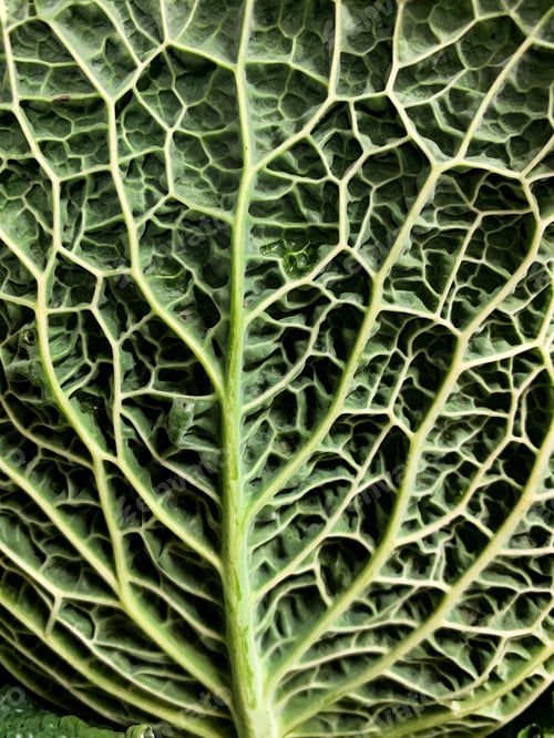 Preview: Savoy cabbage texture and background. Full frame