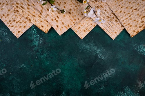Preview: Traditional Jewish bread matzo for Passover