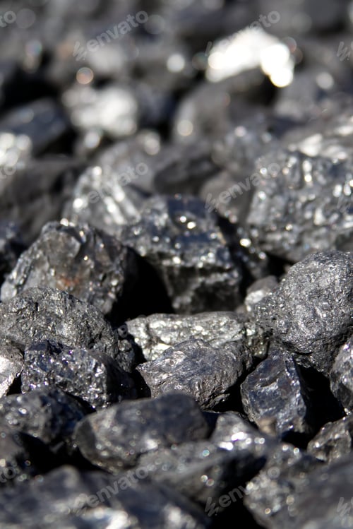 Preview: Textured black charcoal background closeup