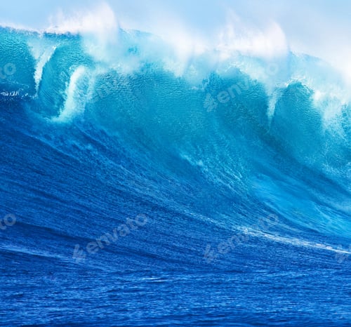 Preview: Beautiful Blue Ocean Wave