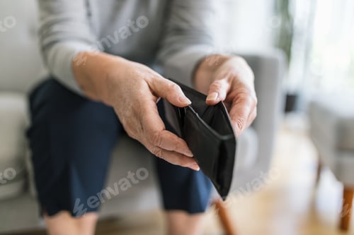 Preview: Elderly woman unhappy with the rising cost of living