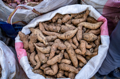 Preview: Close up view of Yams