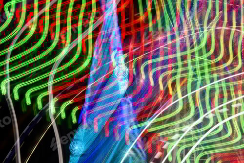 Preview: Light Painting with fair colors for colorful experimental backgrounds