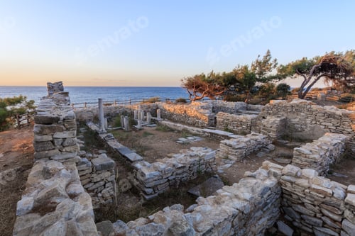 Preview: ruins of ancient village in Archaeological site of Aliki