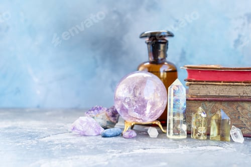 Preview: Healing crystals concept