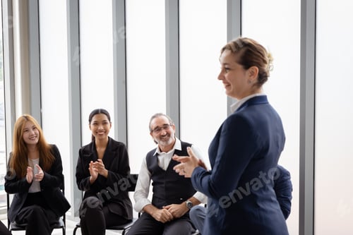 Preview: Group of multiethnic businessmen