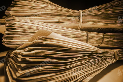 Preview: Pile of Cash Money Sepia Colour Graded