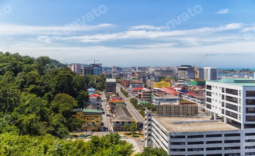 Preview: modern resort town bordering the jungle