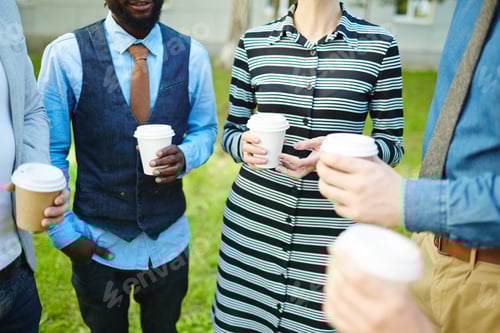 Preview: Interacting at meeting with drinks