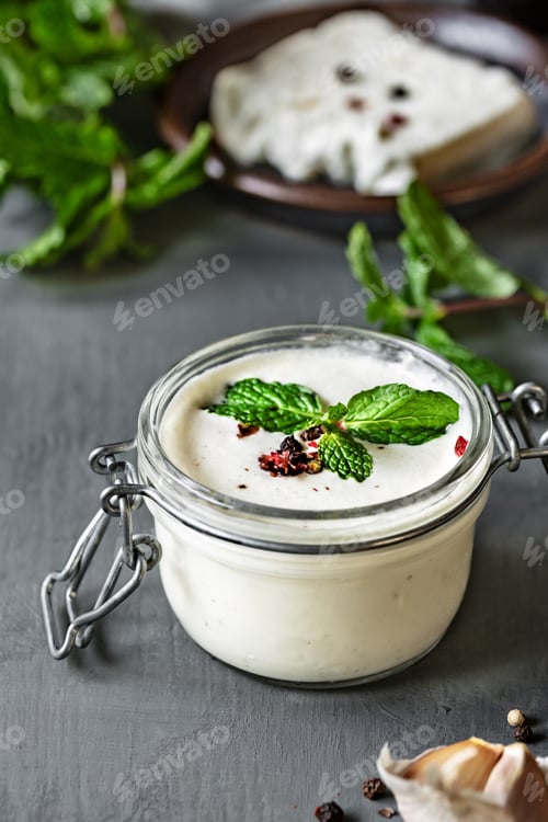 Preview: Feta cheese with Garlic Dip