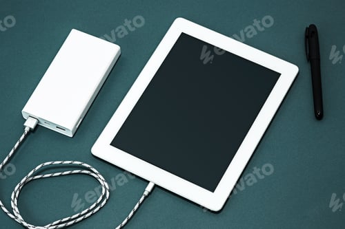 Preview: Power bank and laptop