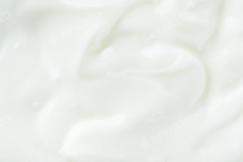 Preview: Yogurt. Close up yogurt texture. Backgrounds. Abstract. Concept for packaging design. Mock up.