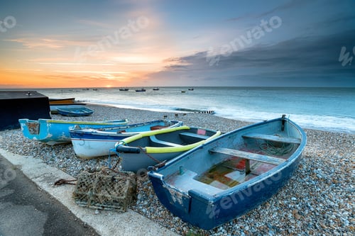 Preview: Boats at Selsey beach