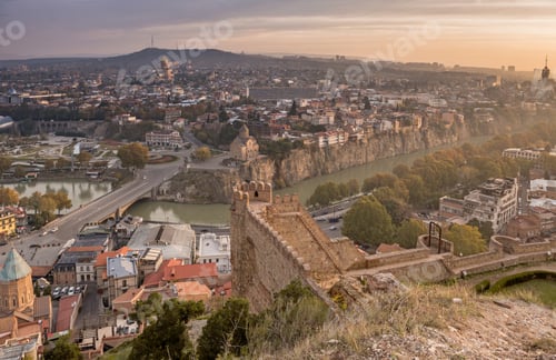 Preview: views of Tbilisi bird's-eye view